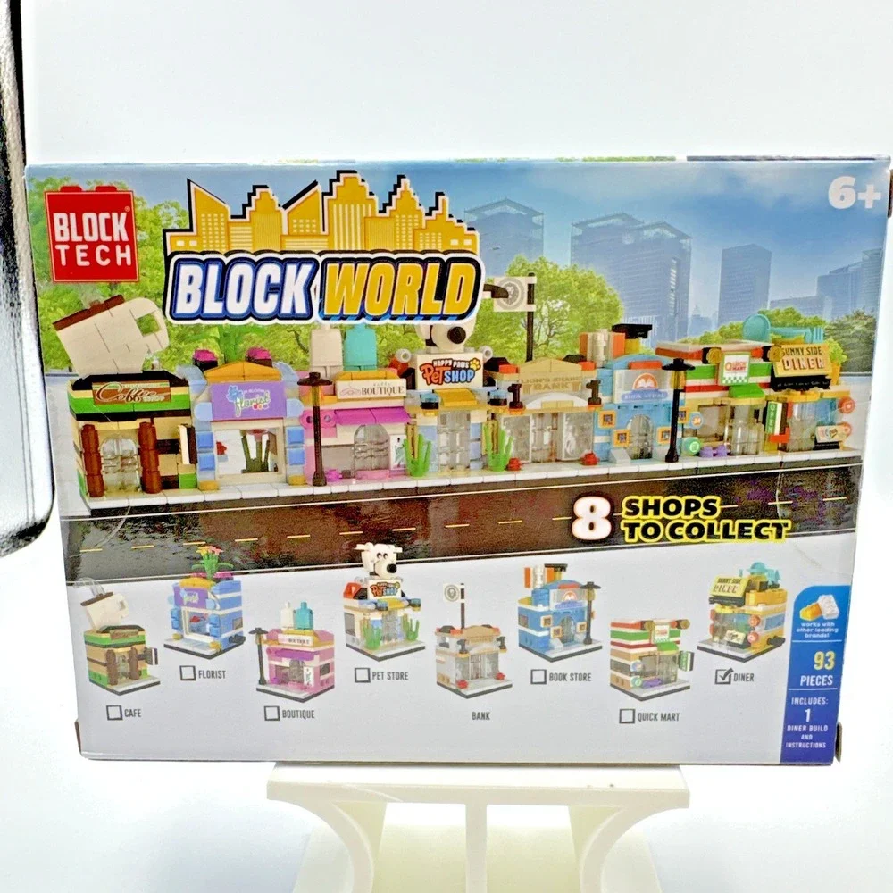 Block Tech Block World ~ Sunny Side Diner ~ Compatible With Leading Brands ~ NEW